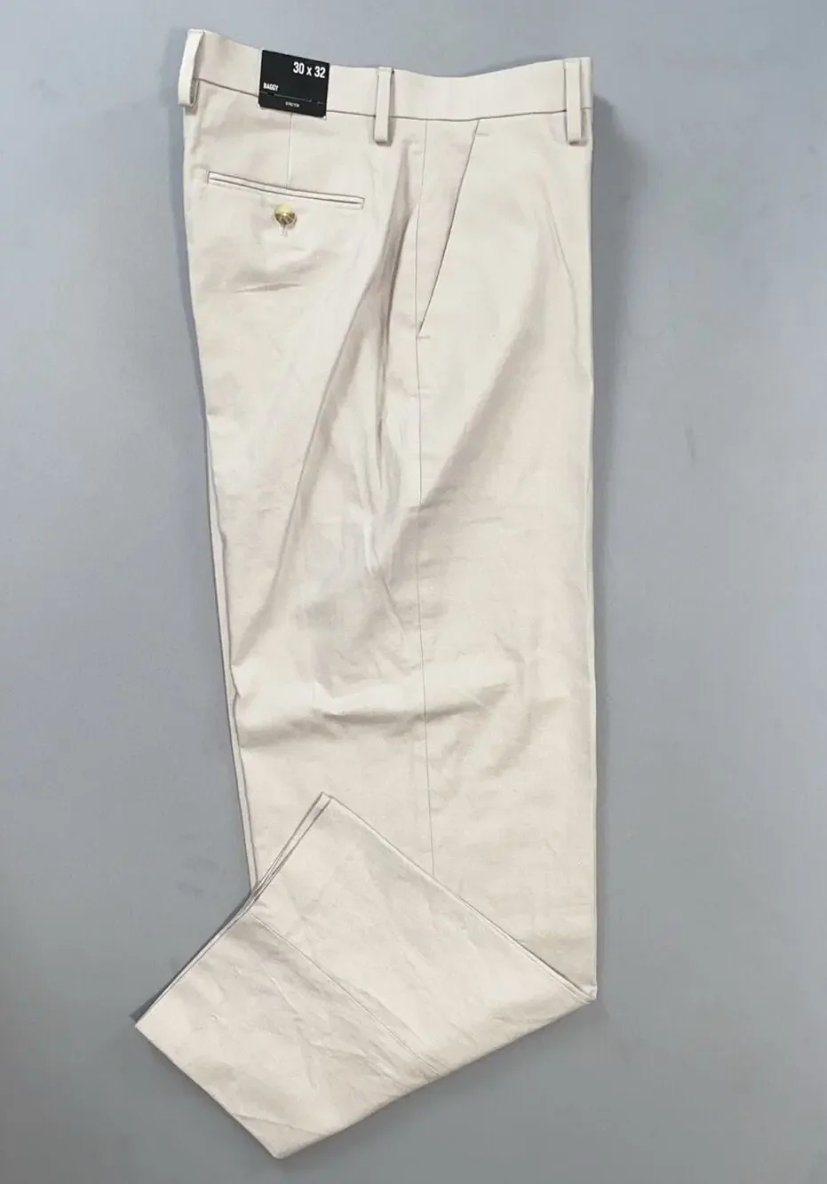 Express 'Baggy' Fit Flat Front Linen Blend Dress Pants, Slacks. Men's 30X29.5.